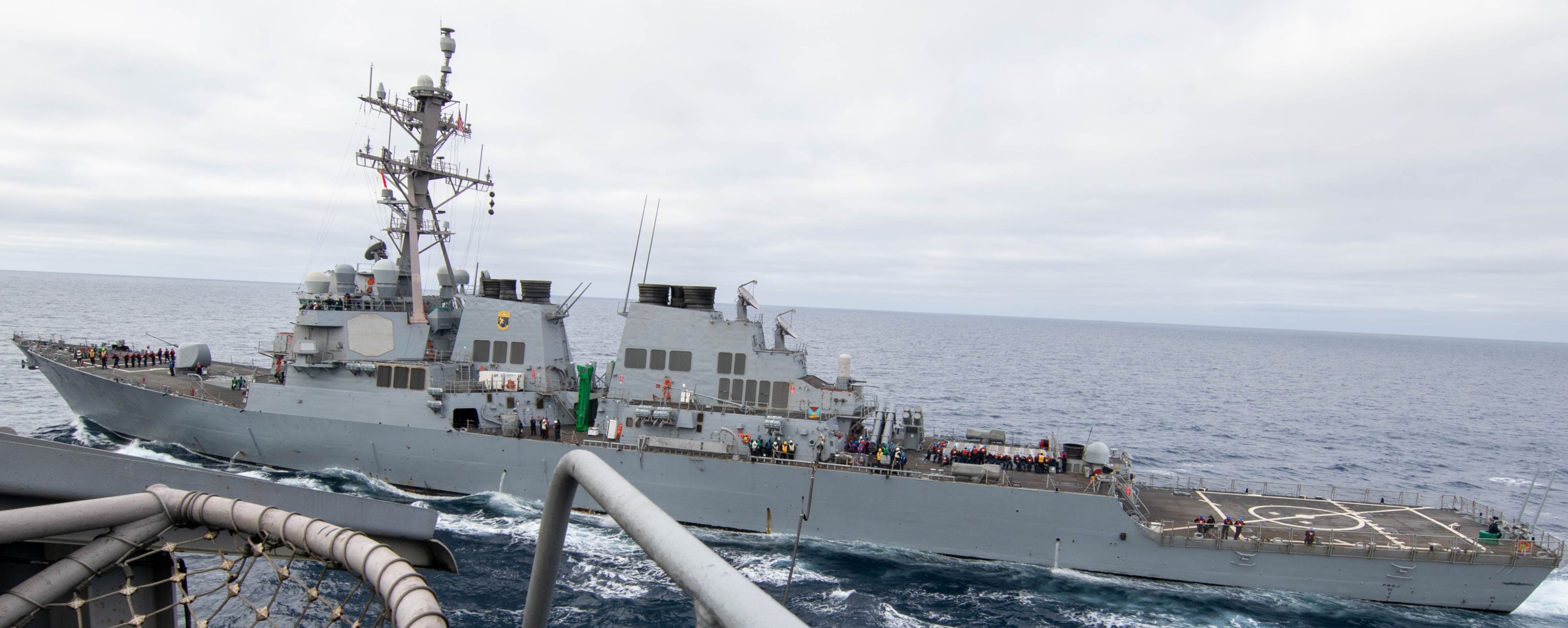 ddg-77 uss o'kane guided missile destroyer replenishment unrep 2024 83