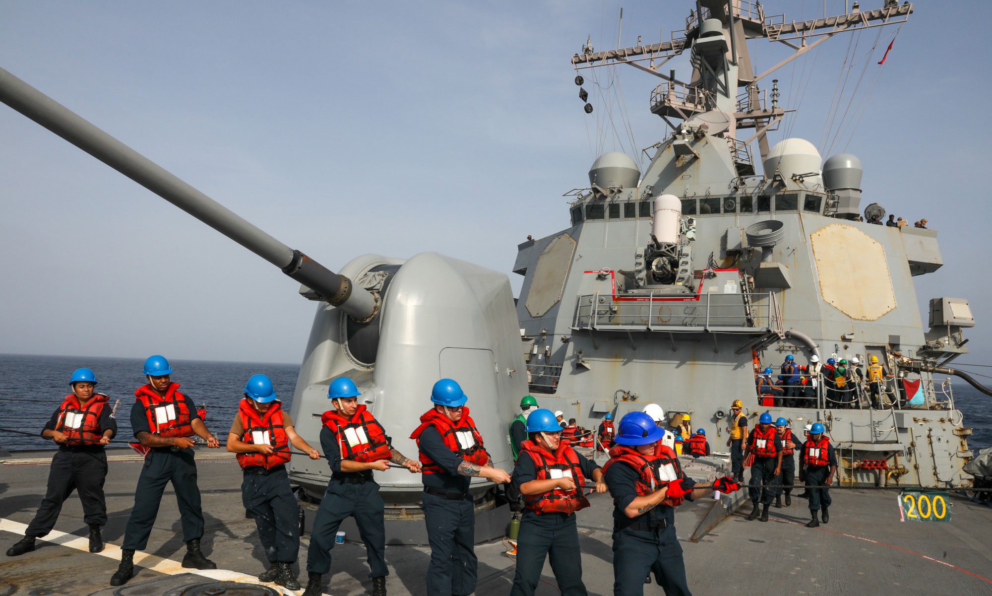 ddg-77 uss o'kane guided missile destroyer 5th fleet aor gulf 2024 84