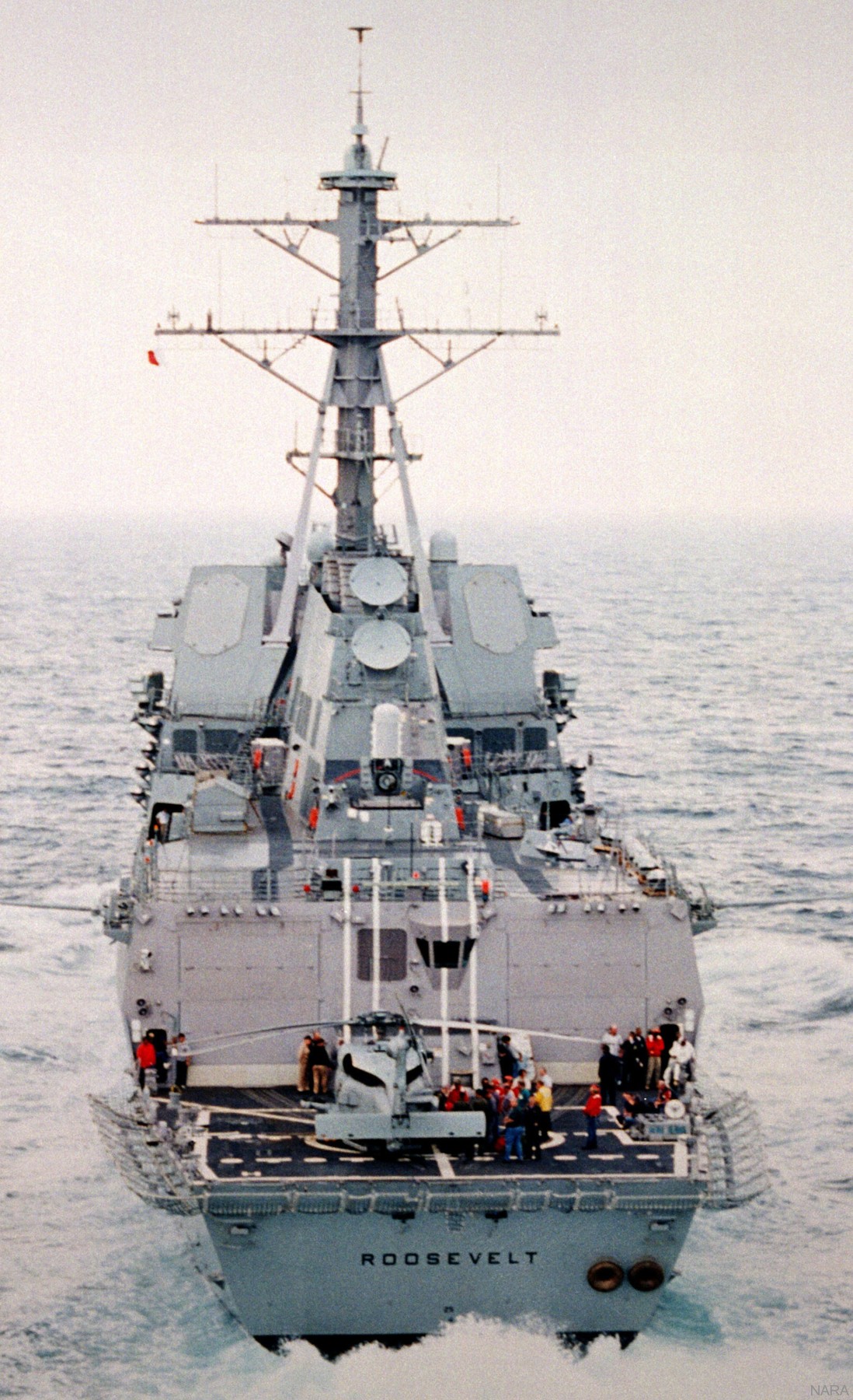 ddg-80 uss roosevelt guided missile destroyer arleigh burke class us navy trials ingalls 05