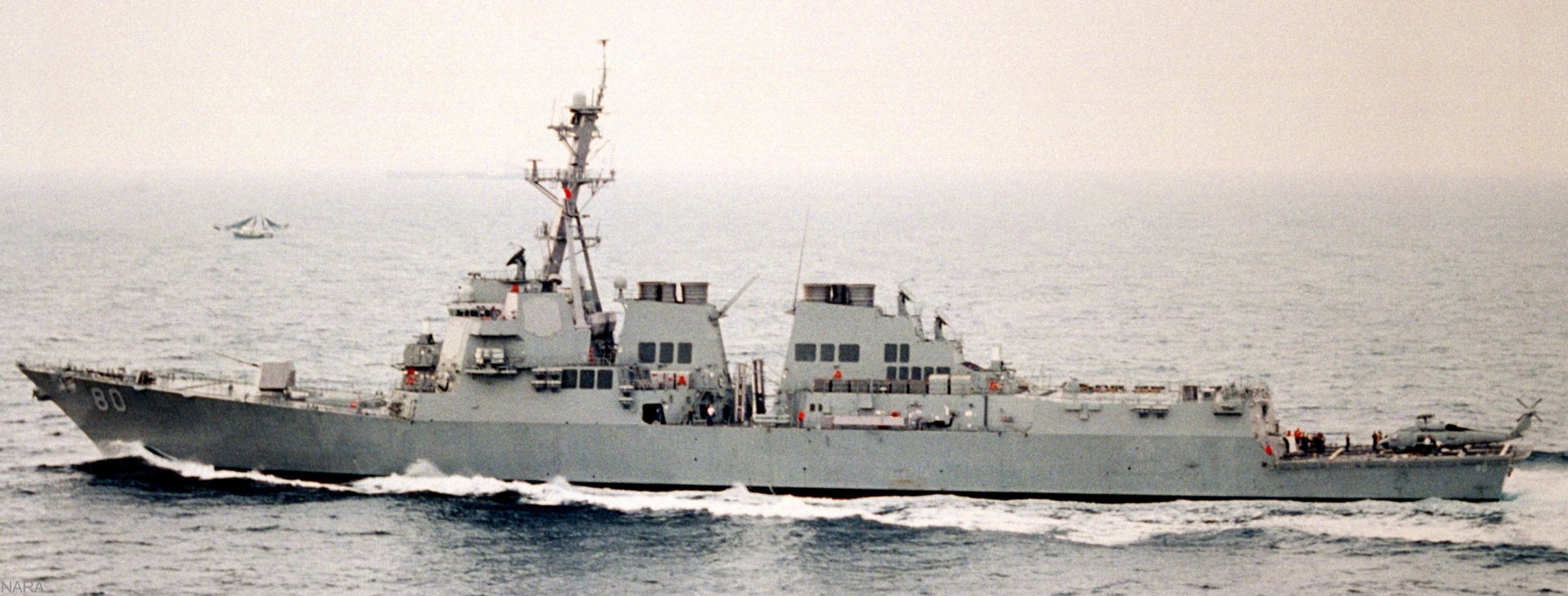 ddg-80 uss roosevelt guided missile destroyer arleigh burke class us navy trials ingalls 06