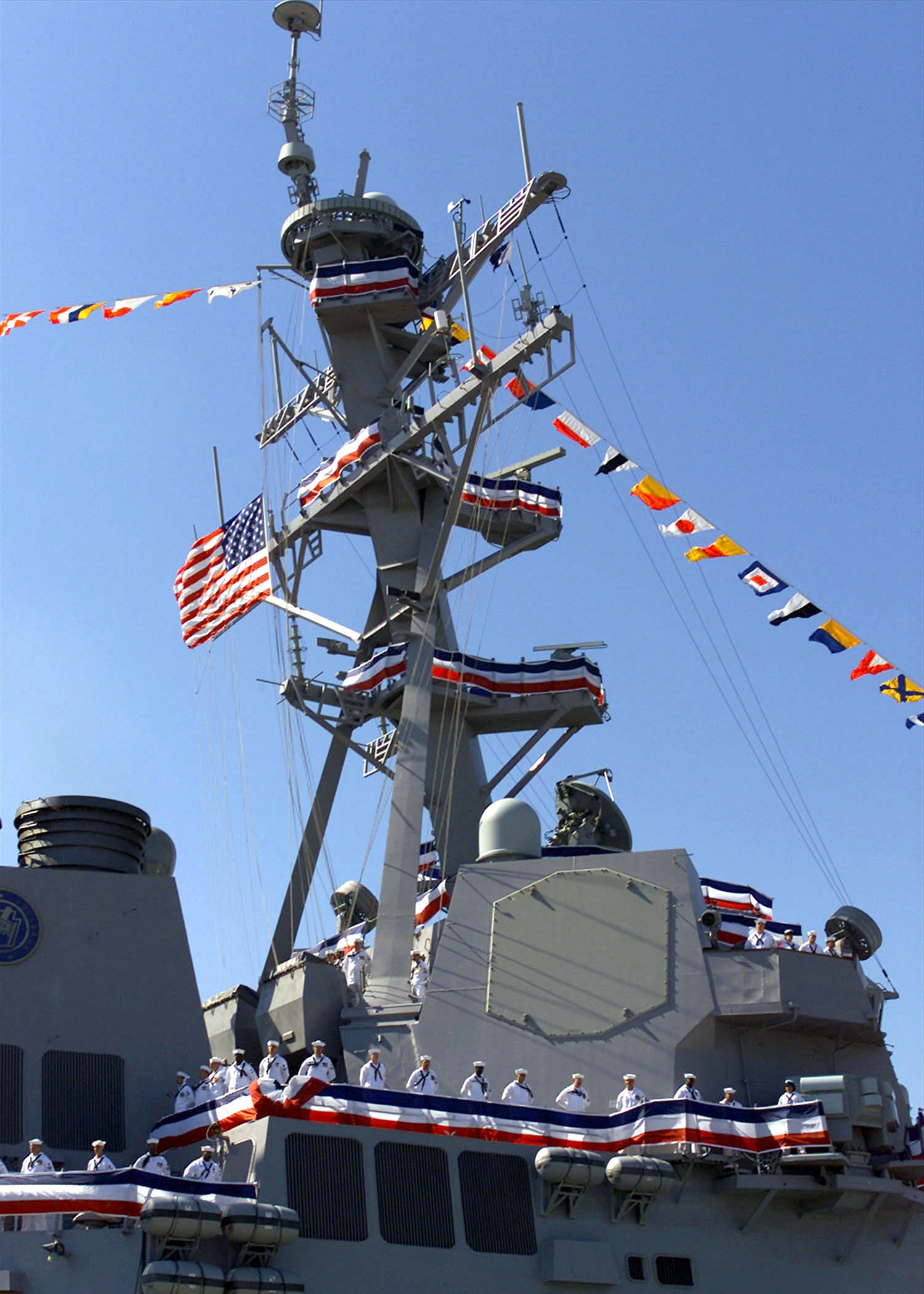 ddg-80 uss roosevelt guided missile destroyer arleigh burke class us navy 09 commissioning mayport
