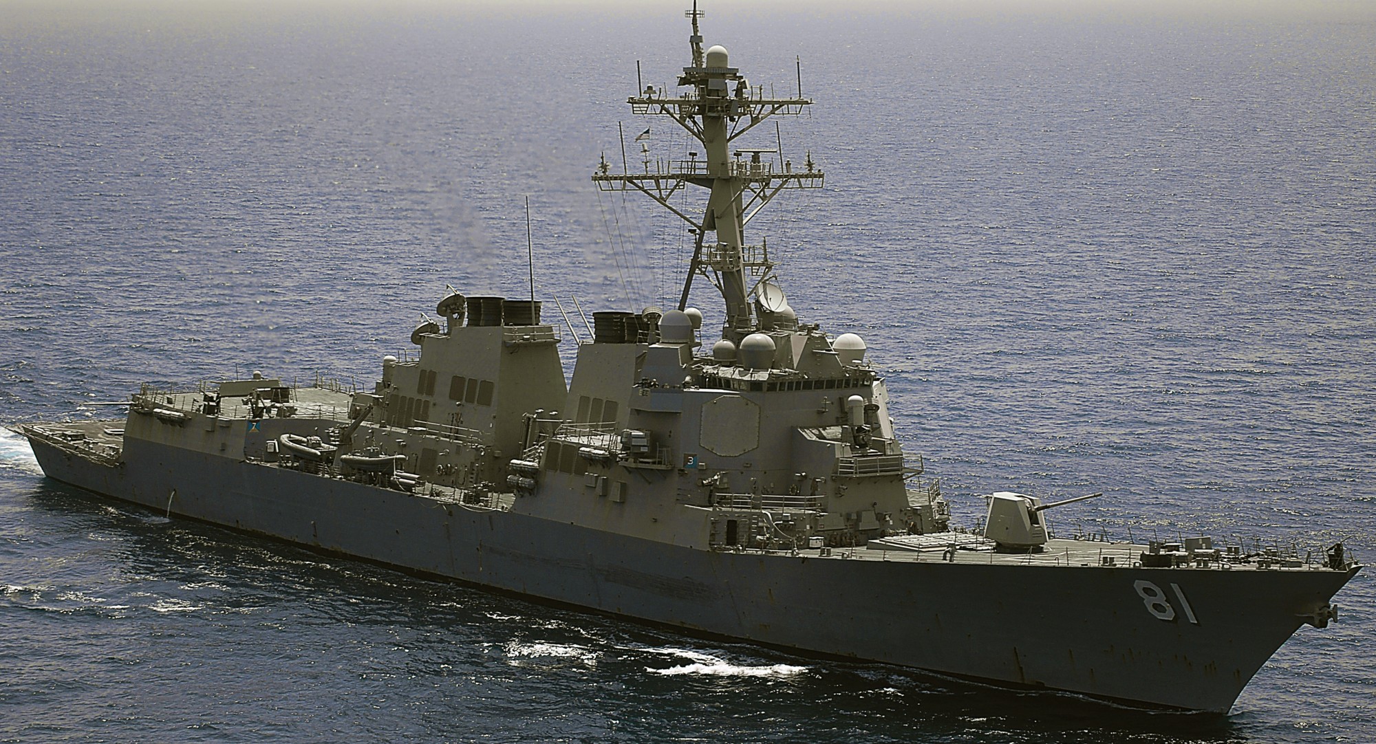 ddg-81 uss winston s. churchill arleigh burke class guided missile destroyer aegis 49 off djibouti