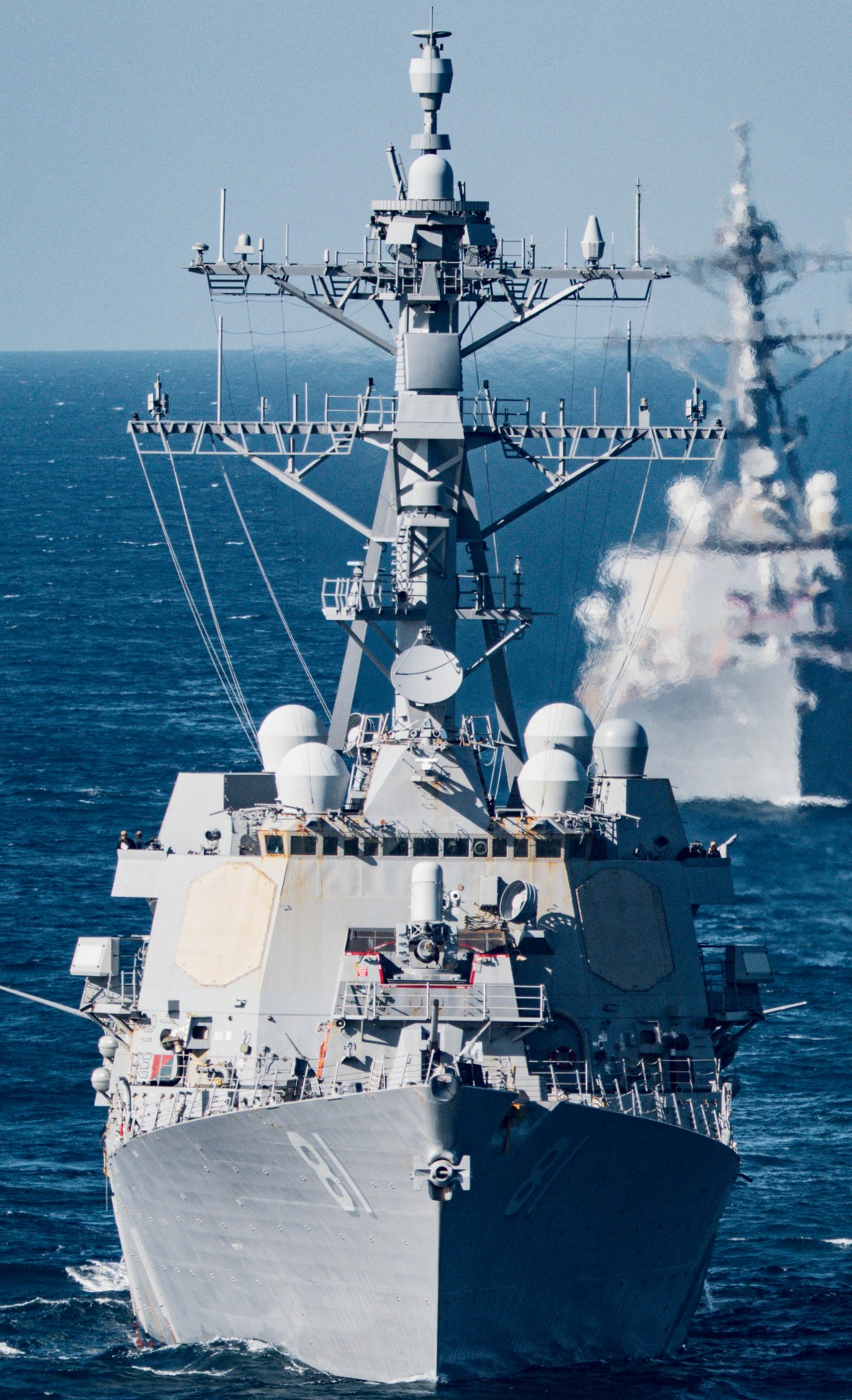 ddg-81 uss winston s. churchill gerald r. ford carrier strike group 2025