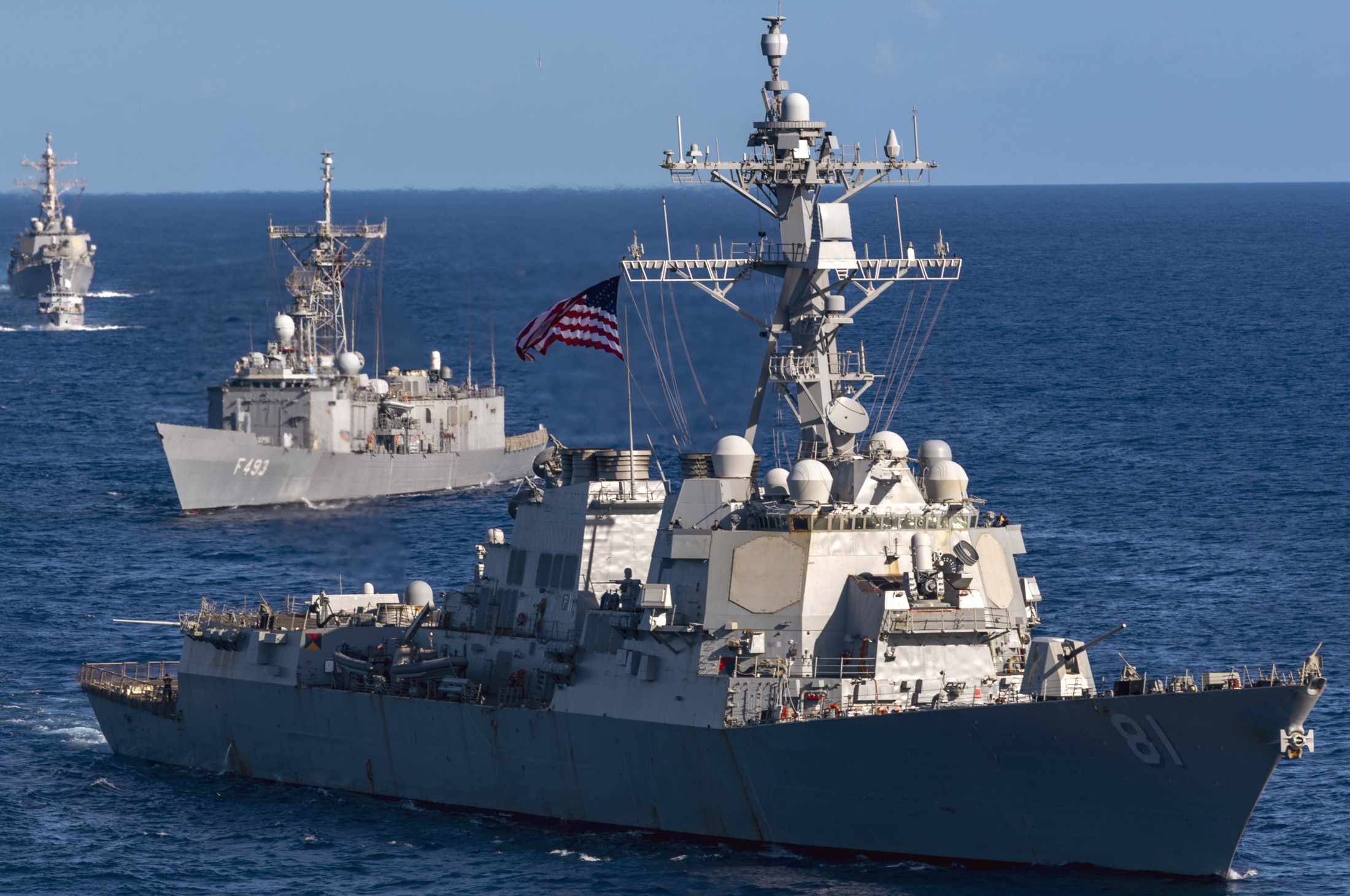 uss winston s. churchill ddg-81 guided missile destroyer nato exercise neptune strike adriatic sea 2025 96