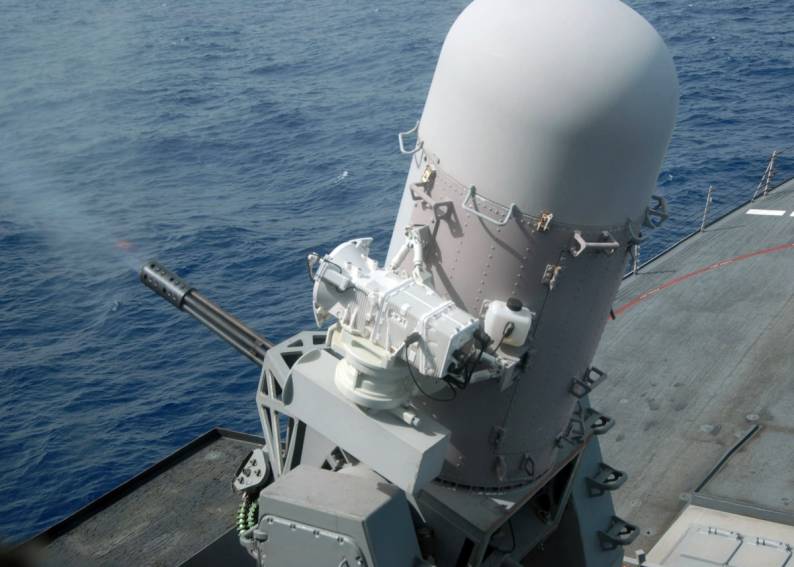DDG-84 USS Bulkeley close in weapon system CIWS