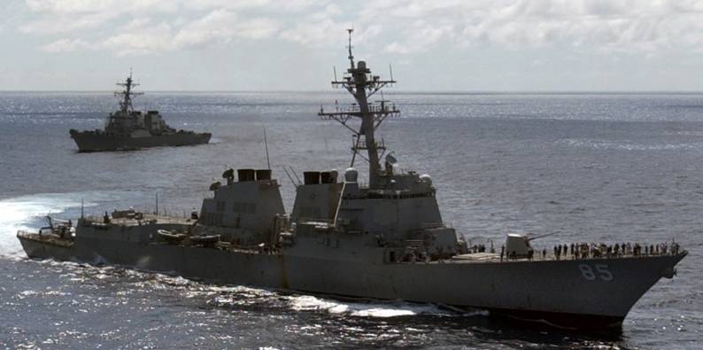 DDG-85 USS McCampbell Arleigh Burke class guided missile destroyer AEGIS
