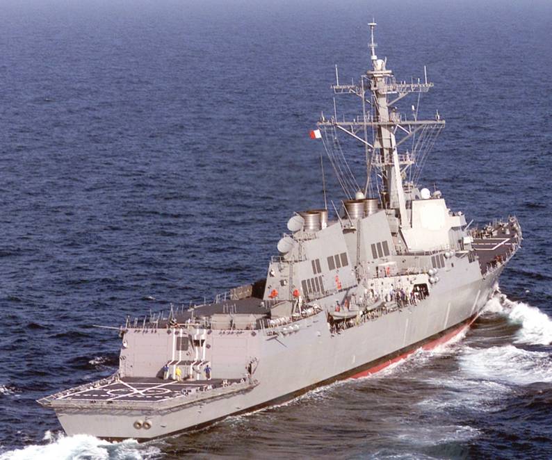 DDG-86 USS Shoup Arleigh Burke class guided missile destroyer AEGIS