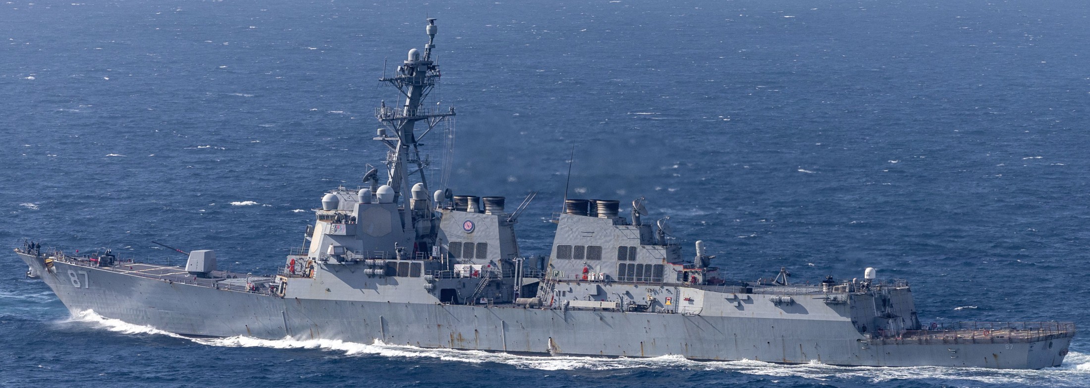 ddg-87 uss mason arleigh burke class guided missile destroyer comptuex george h. w. bush csg 2026 79 