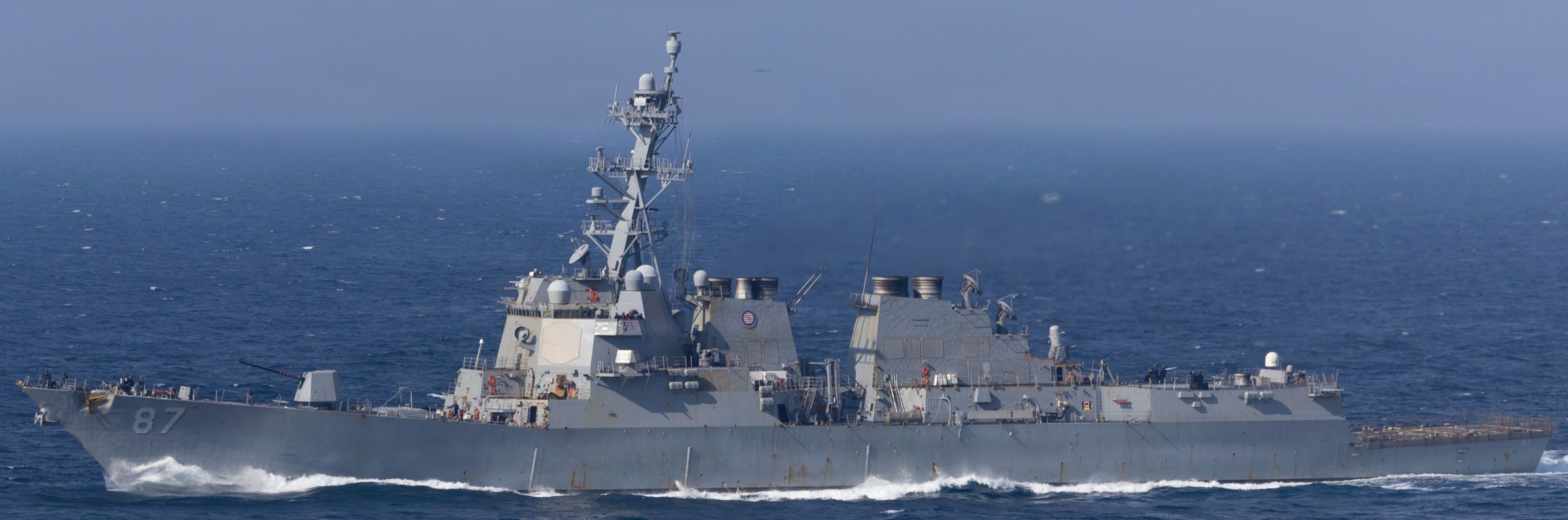 ddg-87 uss mason arleigh burke class guided missile destroyer comptuex bush csg carrier 80 