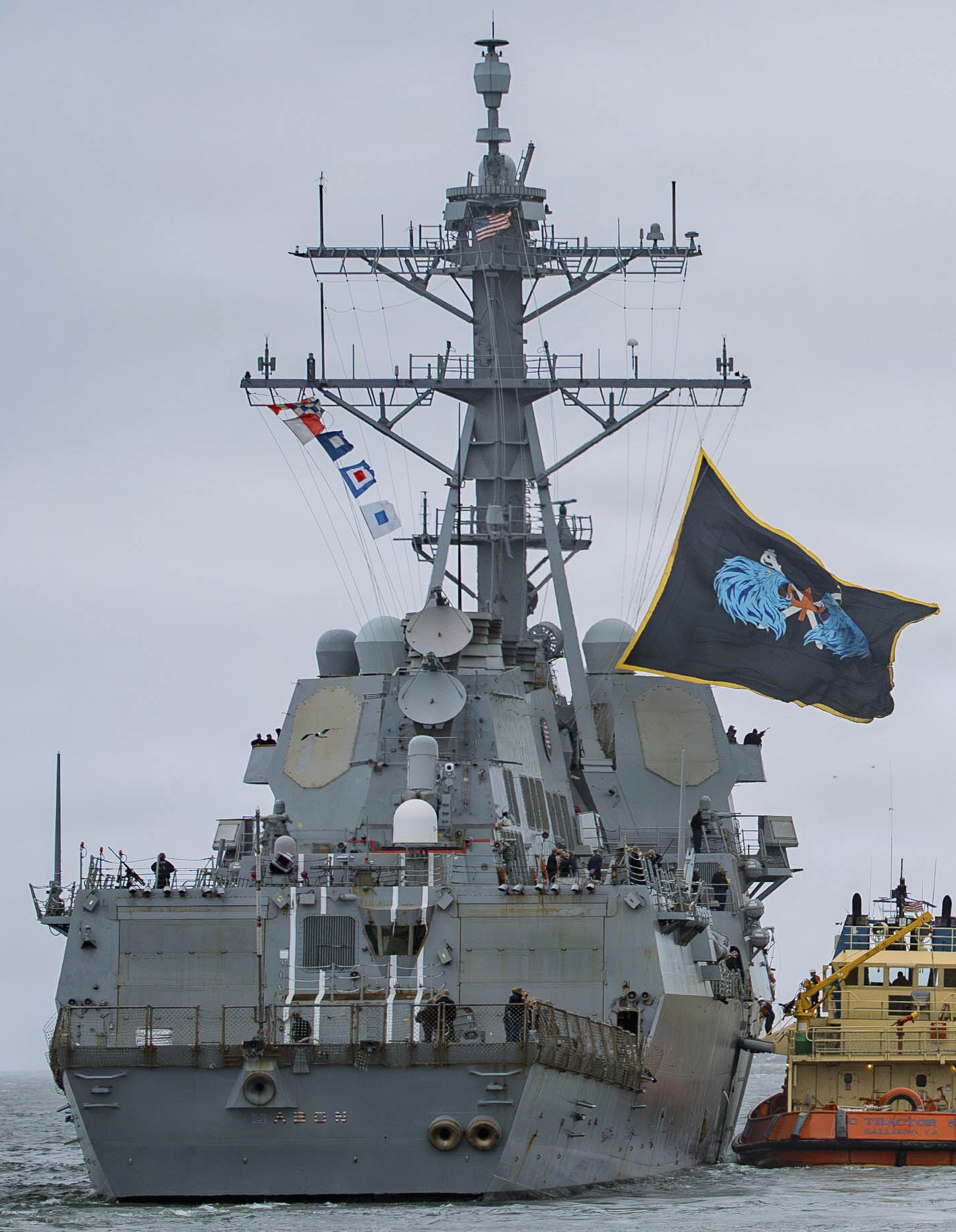 ddg-87 uss mason arleigh burke class guided missile destroyer departing mayport florida 2026 82