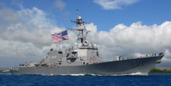 DDG-90 USS Chafee Arleigh Burke class guided missile destroyer AEGIS