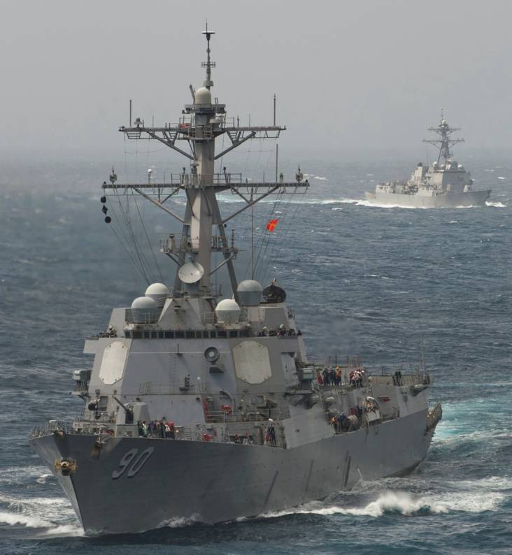DDG-90 USS Chafee Pacific Ocean 2012