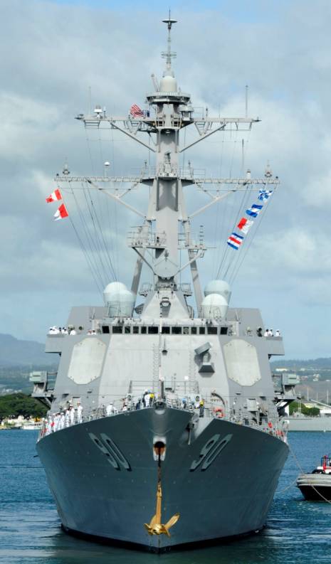 DDG-90 USS Chafee Joint Base Pearl Harbor Hickam Hawaii 2011