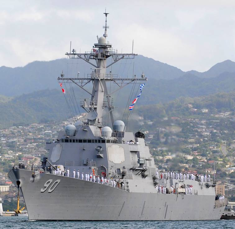 USS Chafee DDG-90 Joint Base Pearl Harbor Hickam Hawaii
