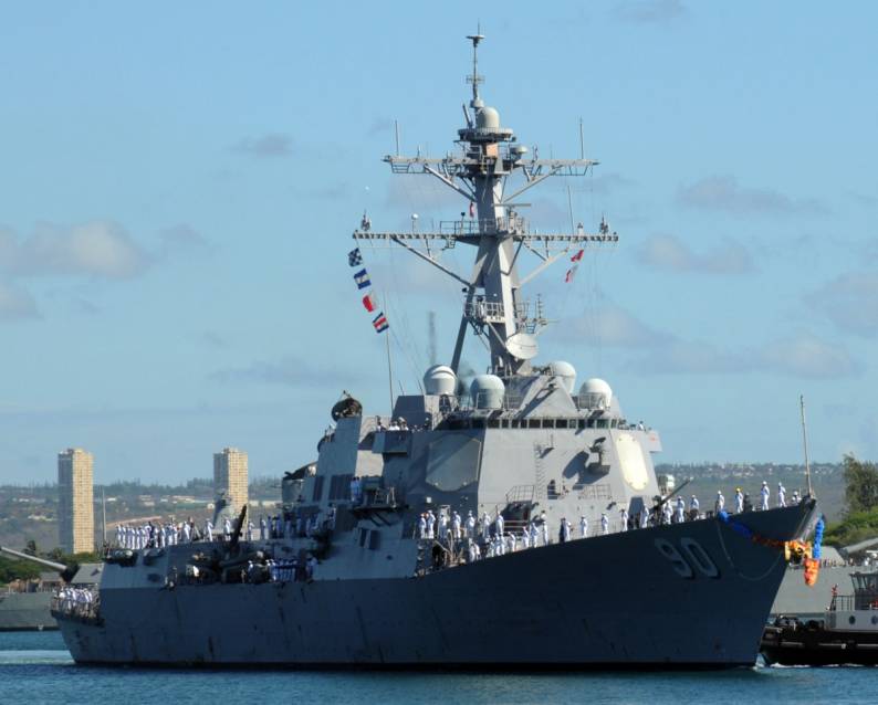 DDG-90 USS Chafee Pearl Harbor 2010