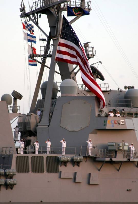 DDG-90 USS Chafee SPY-1D AEGIS