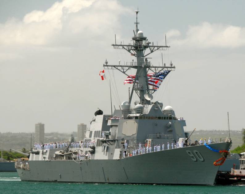 DDG-90 USS Chafee Pearl Harbor Hawaii 2008