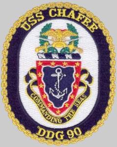 DDG-90 USS Chafee patch crest insignia