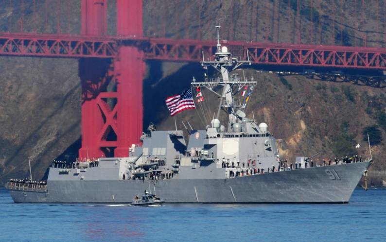 DDG-91 USS Pinckney San Francisco California 2010