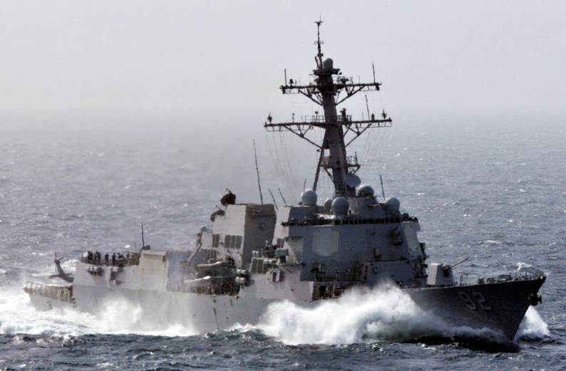 USS Momsen DDG-92 Arabian Sea 2012