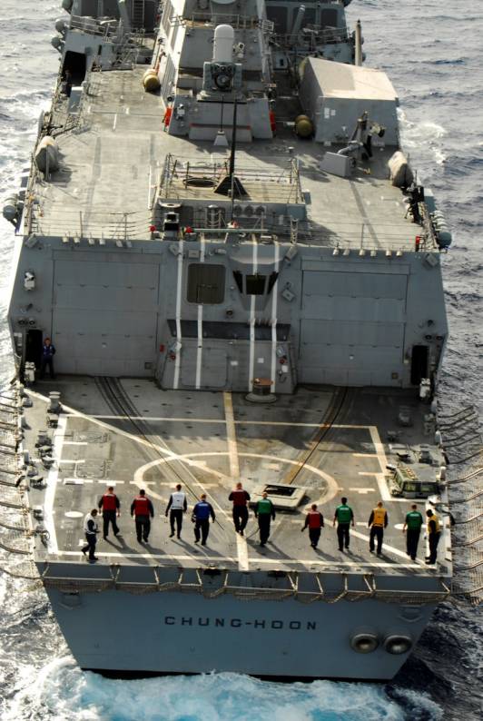 DDG-93 USS Chung-Hoon helicopter deck