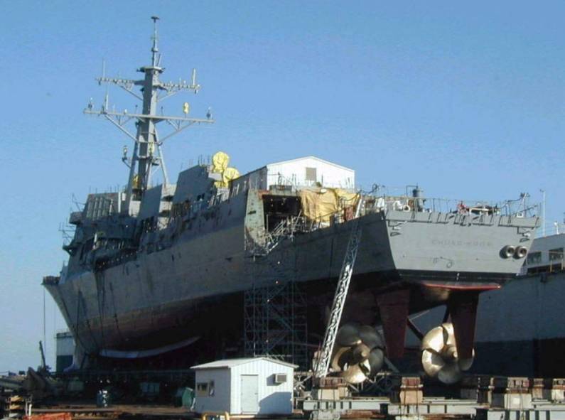 DDG-93 USS Chung-Hoon construction at Ingalls Shipbuilding Pascagoula Mississippi Northrop Grumman