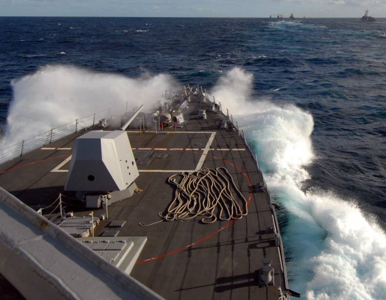 DDG-94 USS Nitze forecastle