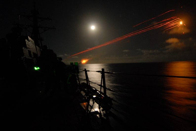DDG-94 USS Nitze live fire exercise 2011
