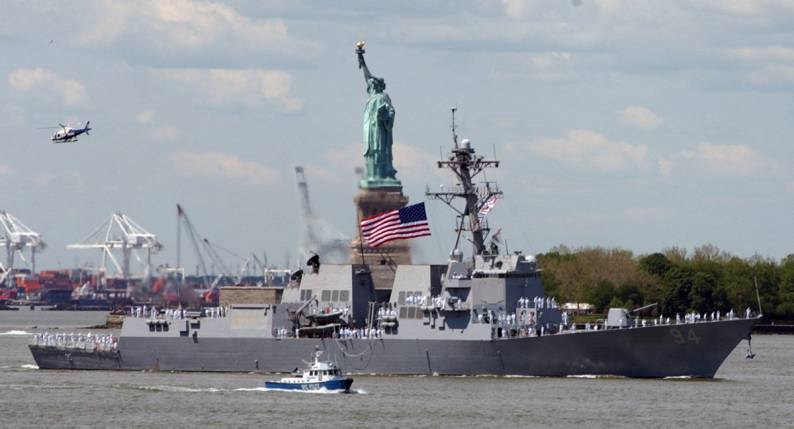 DDG-94 USS Nitze New York City 2006