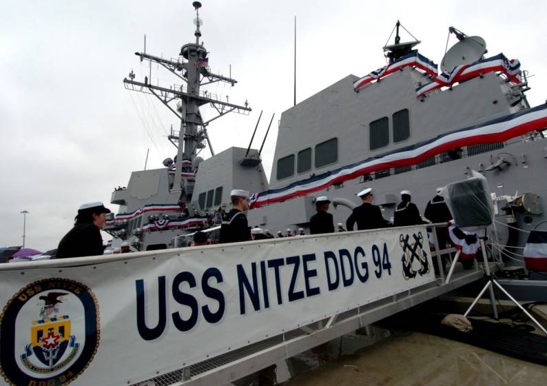 USS Nitze DDG-94 commissioning Norfolk Virginia March 2005