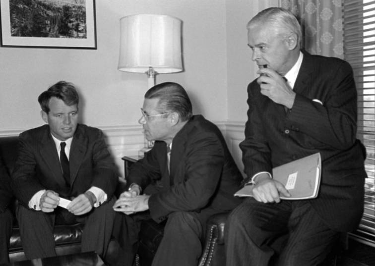 Paul Henry Nitze with Robert F. Kennedy and Robert S. McNamara