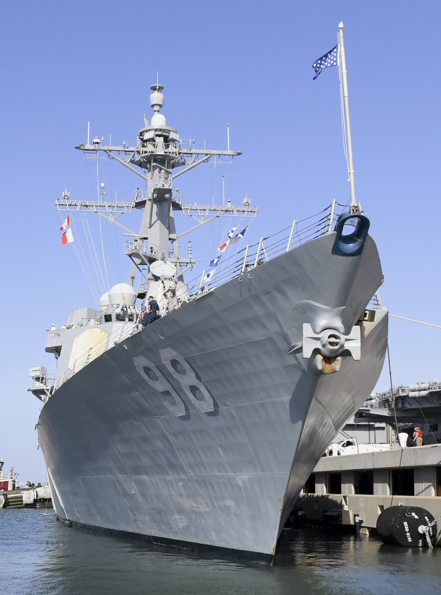 ddg-98 uss forrest sherman arleigh burke class guided missile destroyer aegis us navy 61