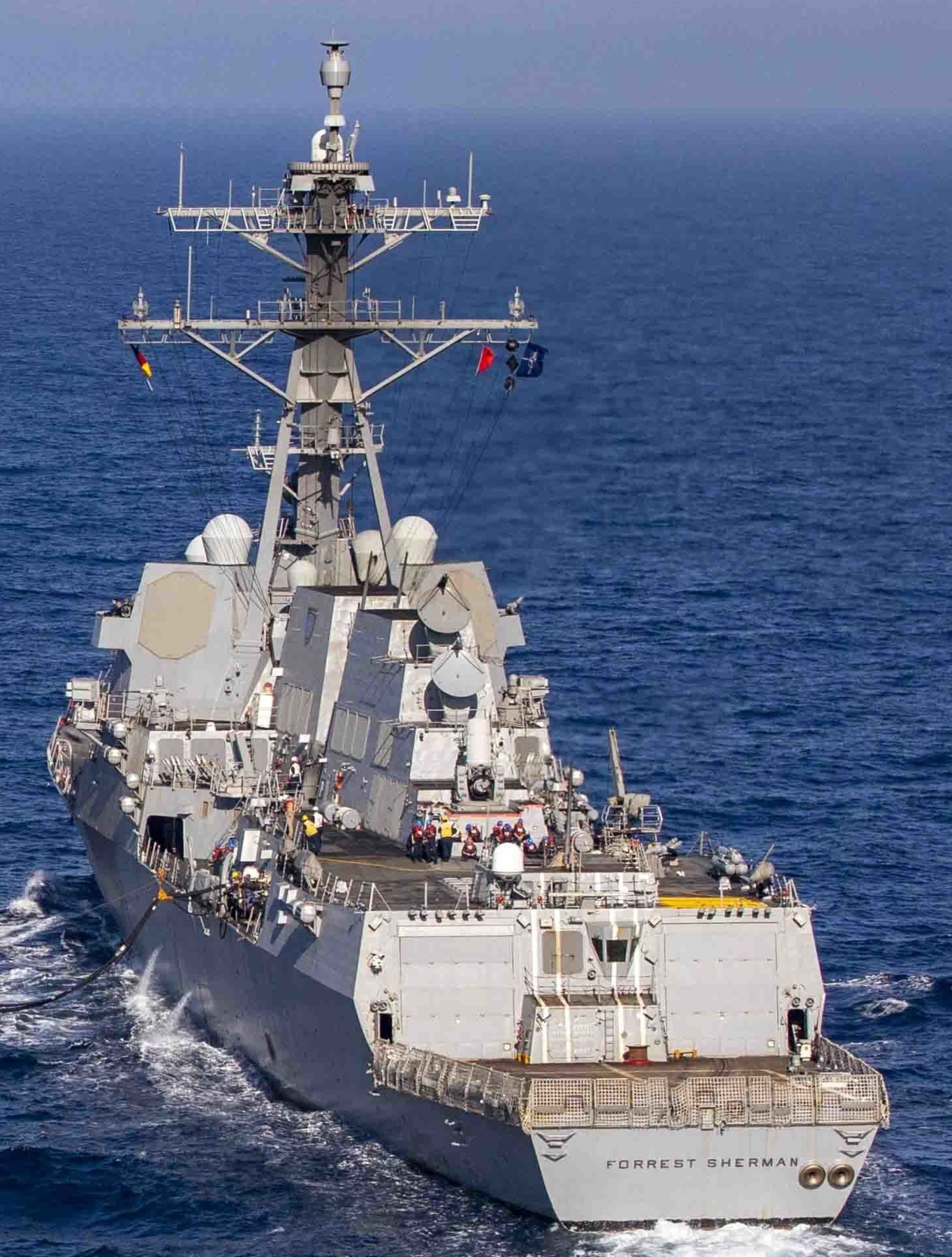 ddg-98 uss forrest sherman arleigh burke class guided missile destroyer aegis us navy adriatic sea 89