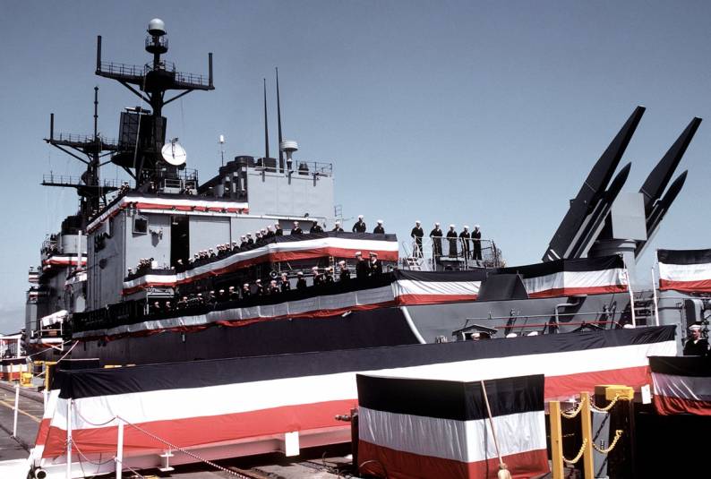 DDG-996 USS Chandler commissioning ceremony