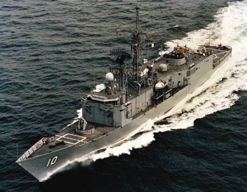 FFG-10 USS Duncan guided missile frigate Oliver Hazard Perry class