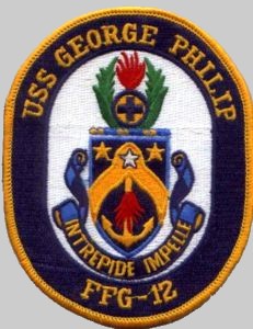 FFG-12 USS George Philip patch crest insignia