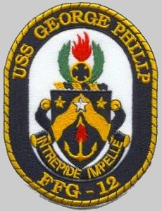 FFG-12 USS George Philip patch crest insignia