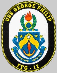 FFG-12 USS George Philip patch crest insignia