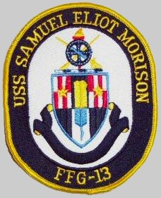 FFG-13 USS Samuel Eliot Morison patch crest insignia