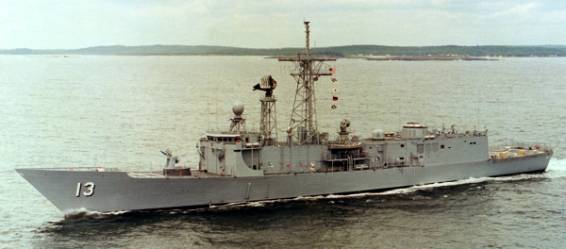 FFG-13 USS Samual Eliot Morison Oliver Hazard Perry class guided missile frigate