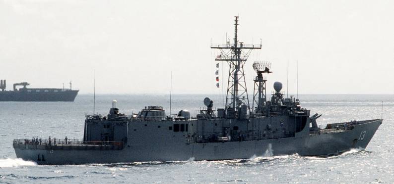 FFG-13 USS Samuel Eliot Morison guided missile frigate Oliver Hazard Perry class