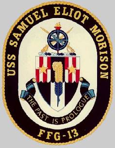 FFG-13 USS Samuel Eliot Morison patch crest insignia