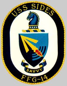 FFG-14 USS Sides patch crest insignia