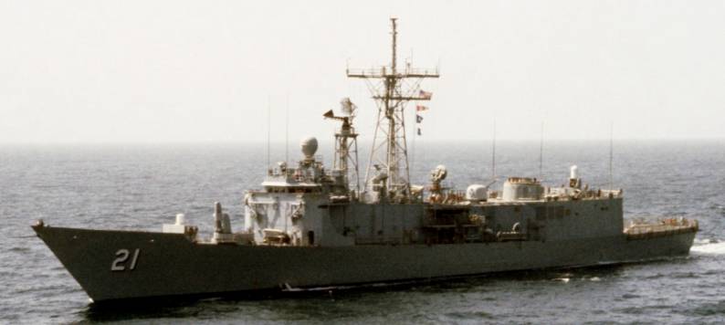 USS Flatley FFG-21 Perry class guided missile frigate