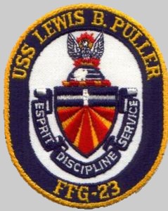 FFG-23 USS Lewis B. Puller patch crest insignia