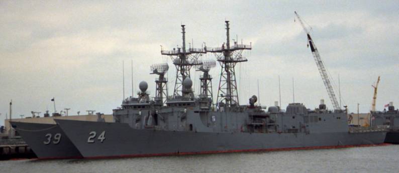 USS Jack Williams FFG-24 Perry class guided missile frigate