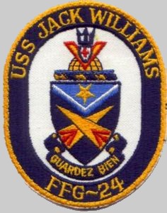 FFG-24 USS Jack Williams patch crest insignia