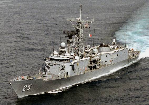 FFG-25 USS Copeland Oliver Hazard Perry class guided missile frigate
