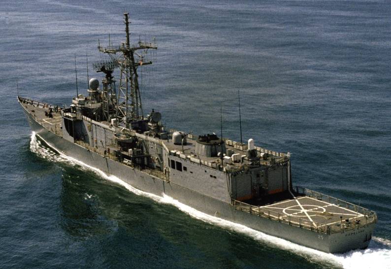 USS Copeland FFG-25 Perry class guided missile frigate