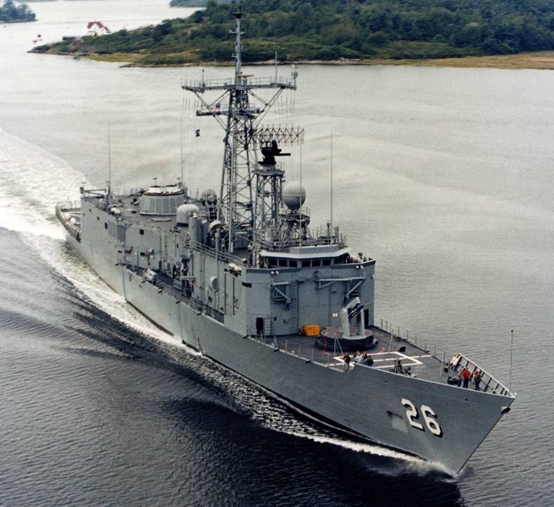 FFG-26 USS Gallery Oliver Hazard Perry class guided missile frigate